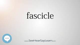fascicle - Smart & Obscure English Words Defined 🗣🔊