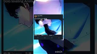 Solo leveling anime☠️☠️ #shorts #anime #animeedits #sololeveling #jinwoo #jinwooedit