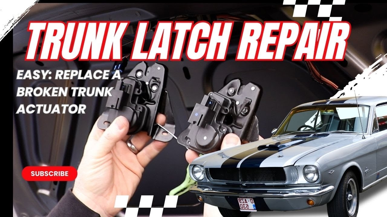 Dodge Challenger Charger How To Replace a Broken Trunk Latch Actuator