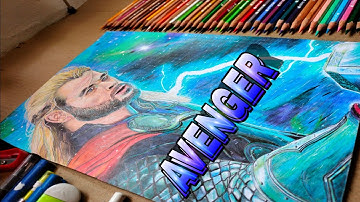 How to Draw Thor - Chris Hemsworth |  Drawing Chris Hemsworth |Drawing Thor(2021)|Artist firan patel