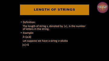 4. Theory of Automa: Length of String, Reverse of String and examples