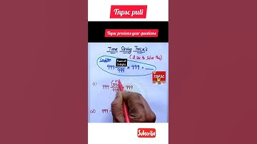 Tnpsc-Maths previous year questions and answers #shorts #group4 #tnpscmaths