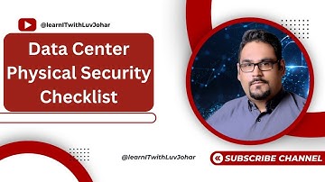Data Center Physical Security Checklist