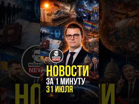 31.07 | НОВОСТИ ЗА 1 МИНУТУ | Миша Бур | Германия