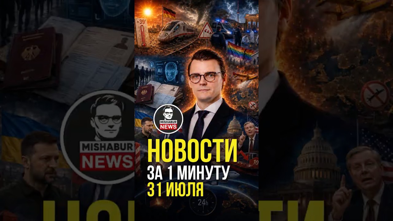 31.07 | НОВОСТИ ЗА 1 МИНУТУ | Миша Бур | Германия