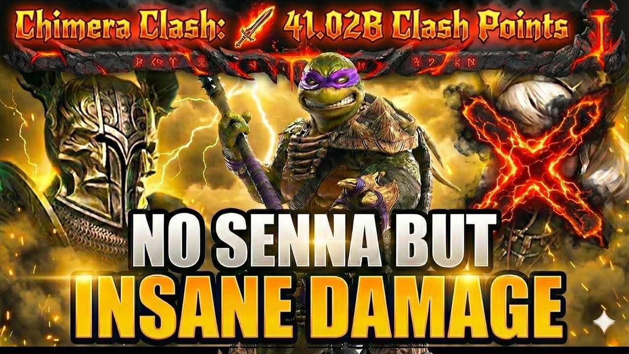 Без Сенны, но с невероятным уроном для Химеры (полностью оптимизированная версия) Рейд: Легенды т...