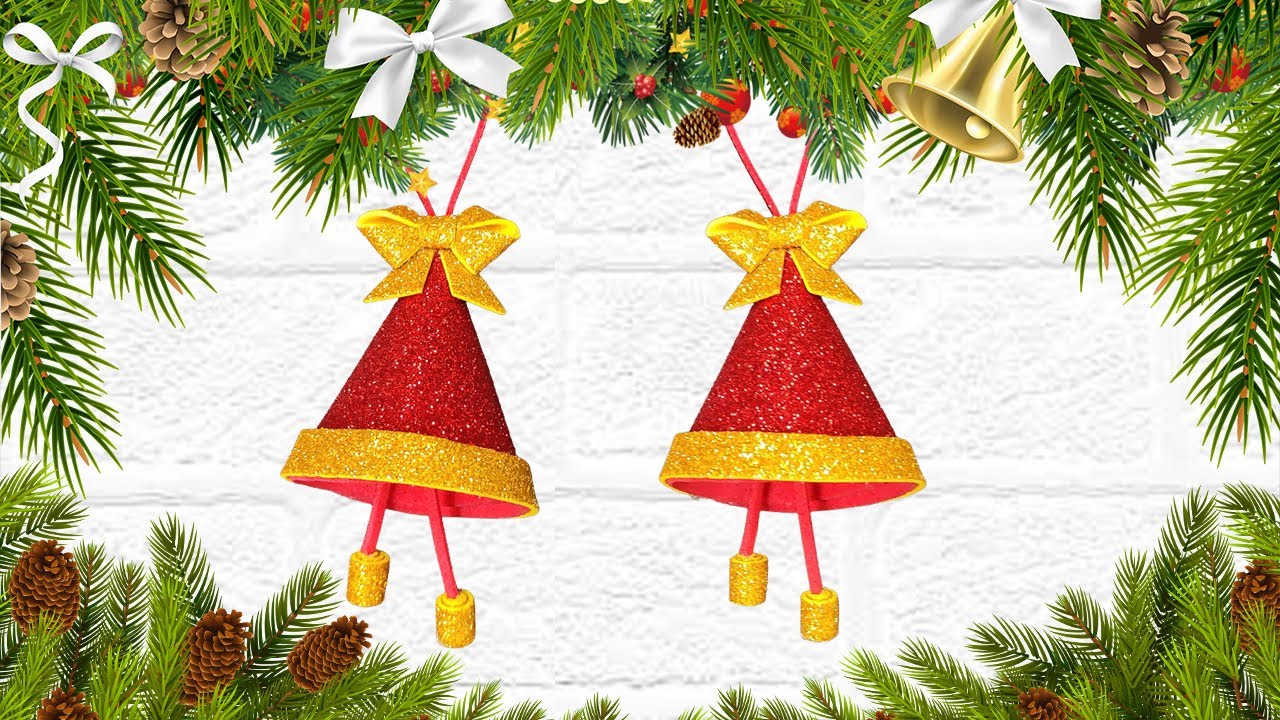 10 Christmas Decoration idea with glitter foam sheet step by step