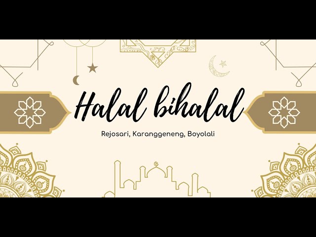 LIVE HALAL BIHALAL WARGA REJOSARI, KARANGGENENG, BOYOLALI class=