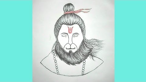 How To Draw Lord Hanuman Full Body Detail Step By Step Tutorial For Beginners @Akashartstudio