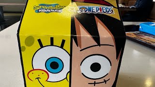 SpongeBob X One Piece Happy Meal McDonald 🍟 🏴‍☠️ 🧽 