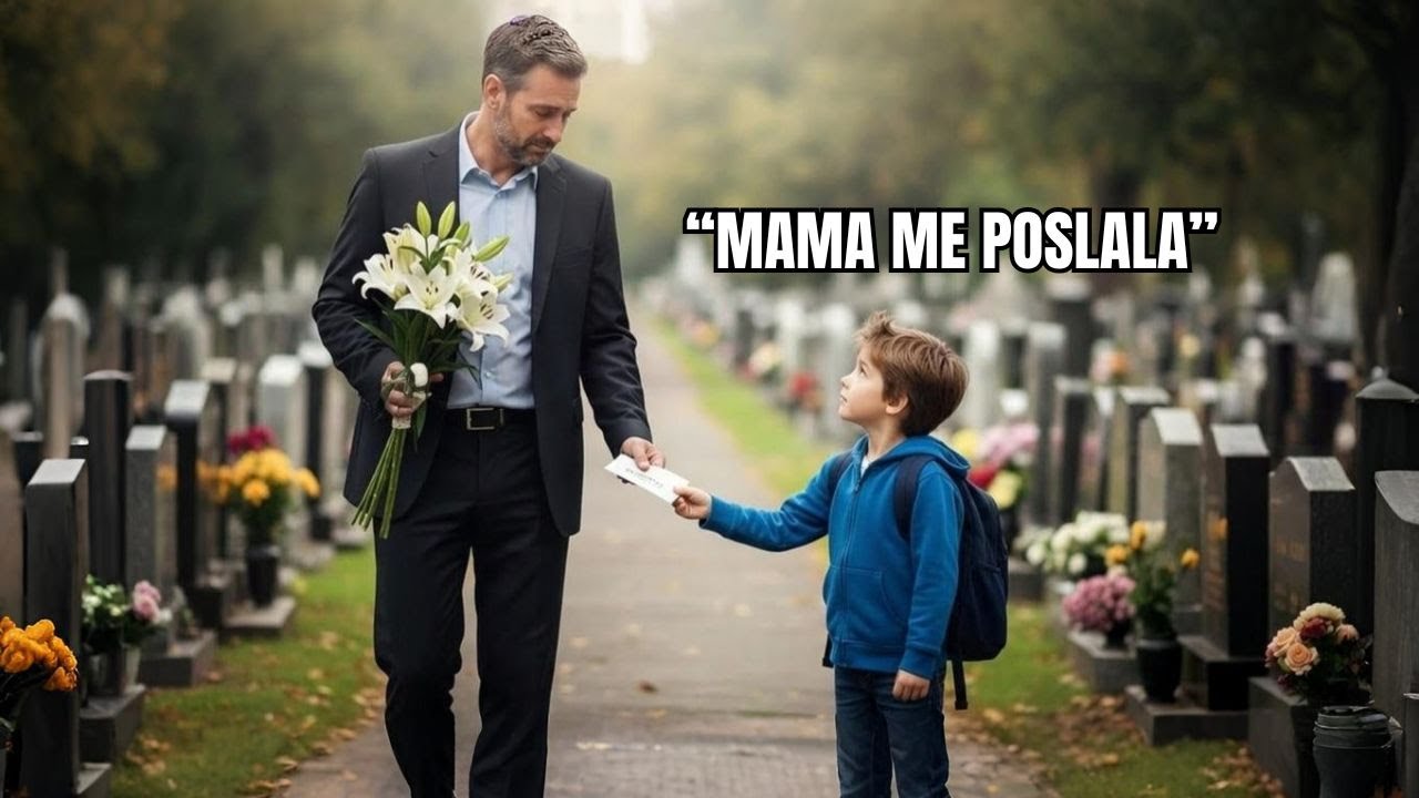 Udovički poslovni čovjek odlazio na groblje — até um dječak dizer: “Mama me poslala”