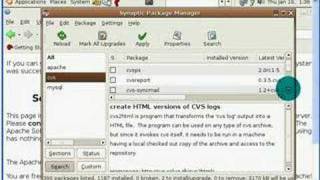 Edubuntu Synaptic CVS and Subversion