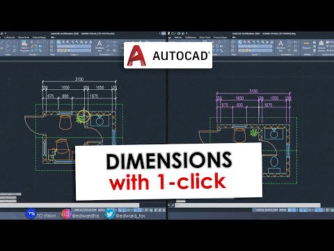 AEC DIMENSIONS with "1-Click" 🤯🔥 in AutoCAD Architecture 2023
