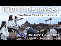 【2泊3日家族旅行🚗】子連れディズニーシー🌋🌏雨☔&無課金💰だけど！充実できるか？😇🐠🫧