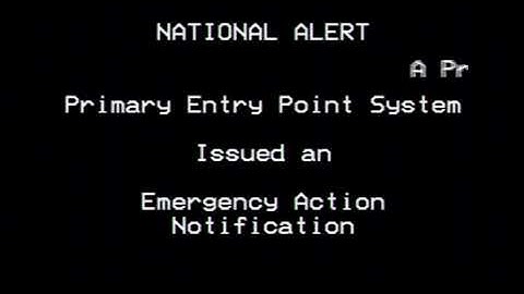 Fictional Emergency Action Notification (EASyPlus Style) for Nuclear War