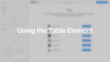 Using the Table Element | YOOtheme Documentation