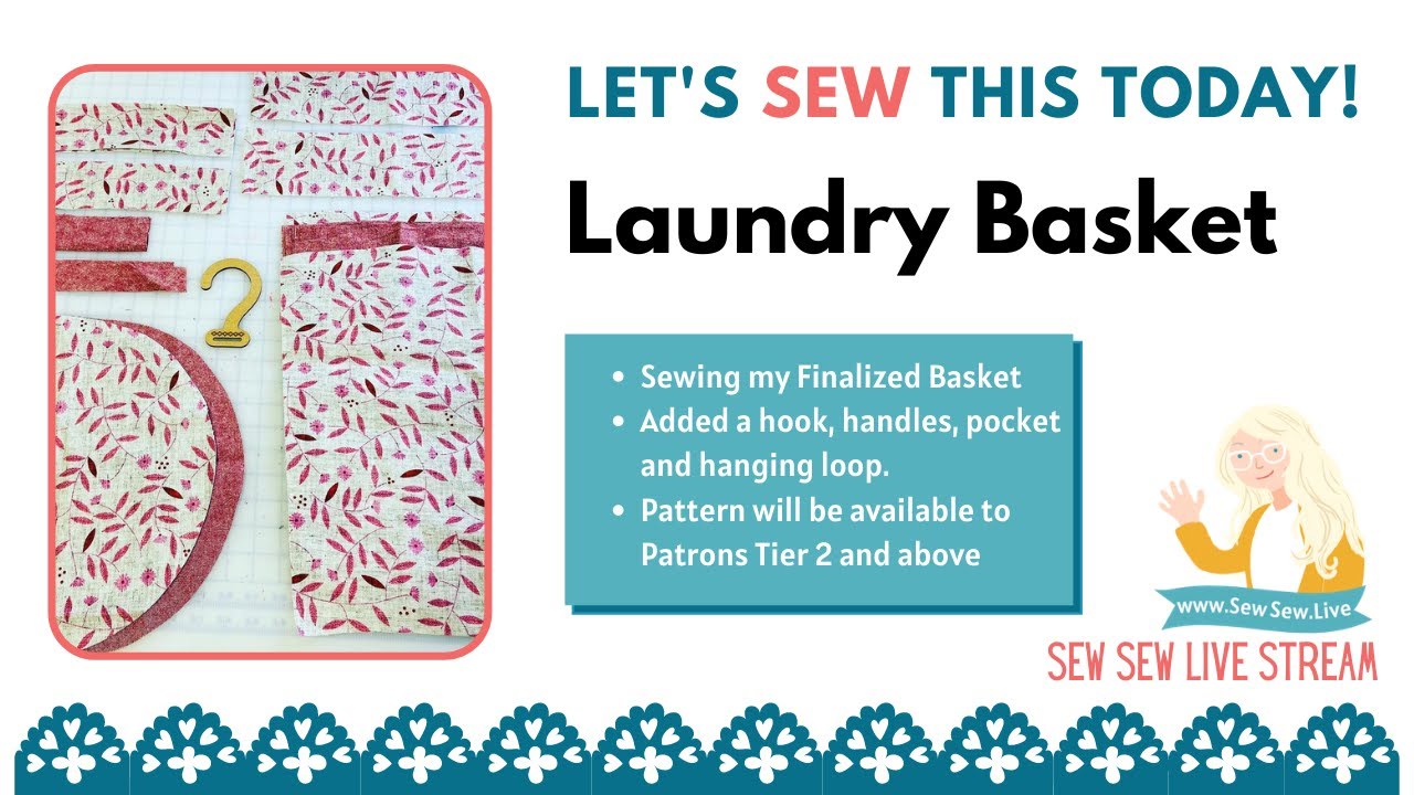 Sewing my Laundry Basket YouTube