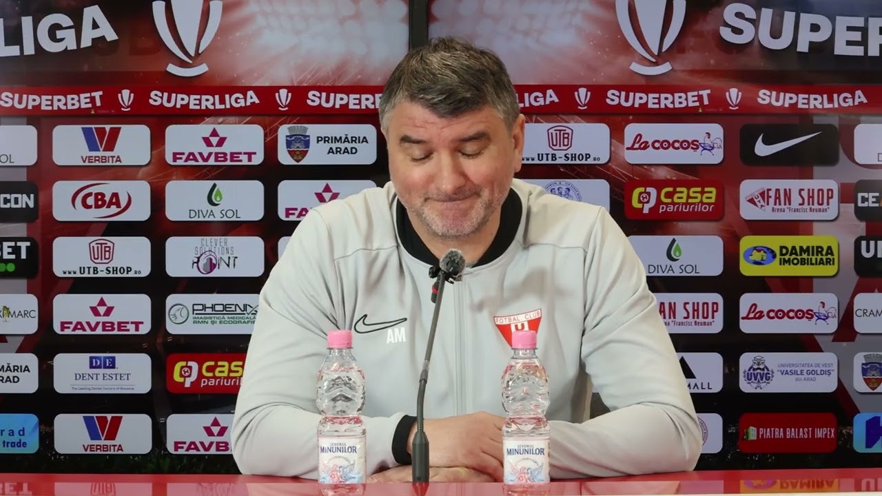 Slobozia vs UTA | Adrian Mihalcea a prefațat primul joc oficial din 2026