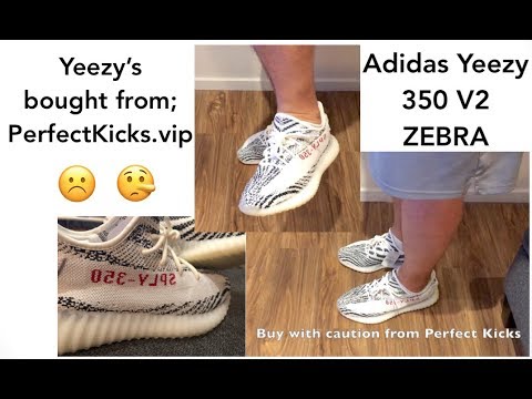 Adidas Yeezy 350 V2 Zebra PerfectKicks - NOT RECOMMENDED!! - YouTube