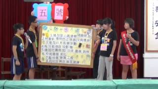 e1030529五年六班李翊熏 臺中市文心國小第二十屆兒童自治市市長選舉政見發表會