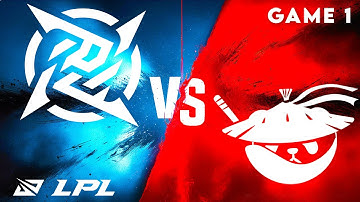 NIP vs AL Highlights Game 1 | LPL Split 1 Playoffs 2025 | Ninjas in Pyjamas vs Anyone