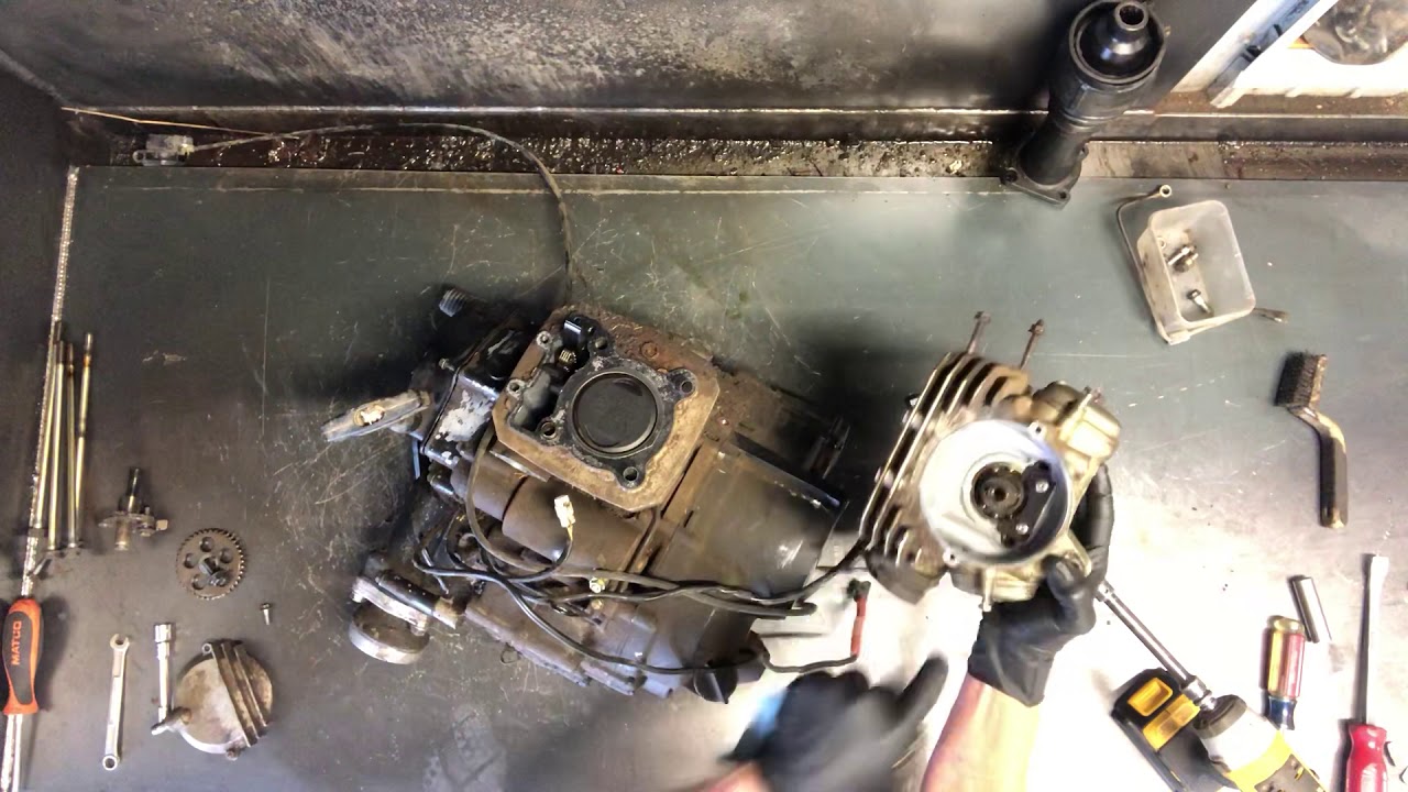 HOW TO - Kawasaki Bayou 220 KLF220 - Cylinder Head CamShaft Cam Shaft