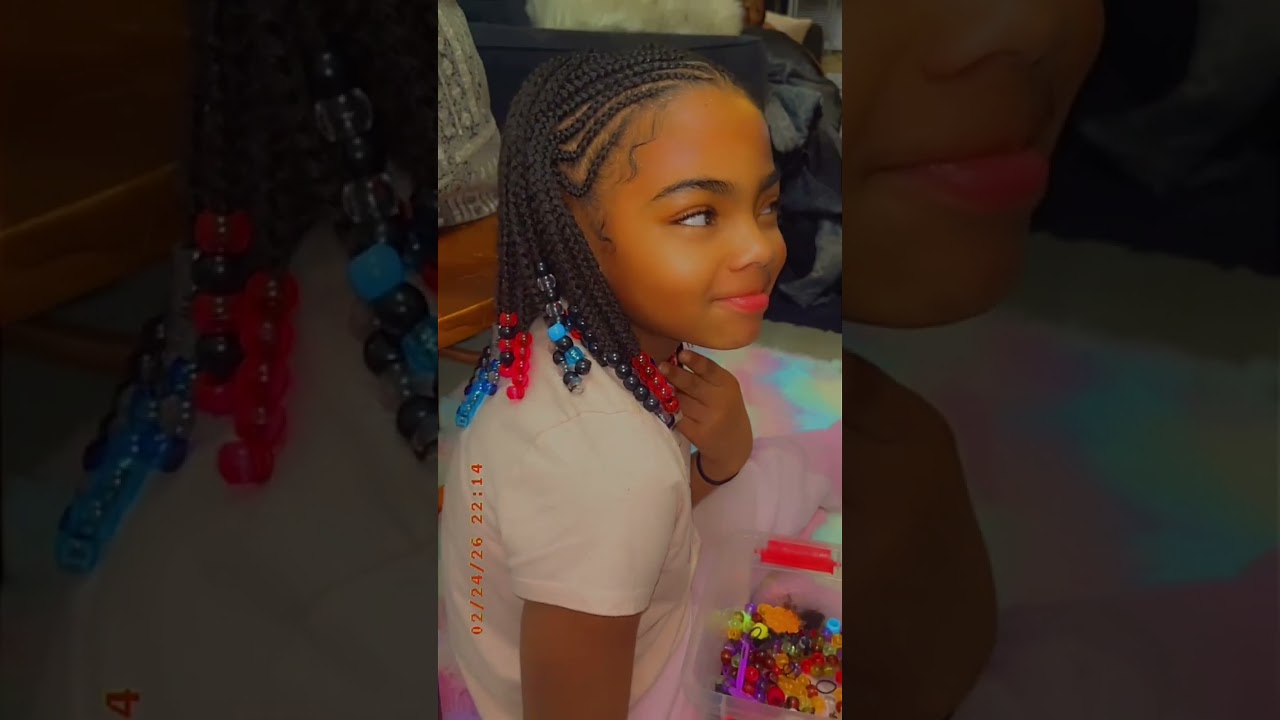 I did my lil cousin hair. This is how it turned out.