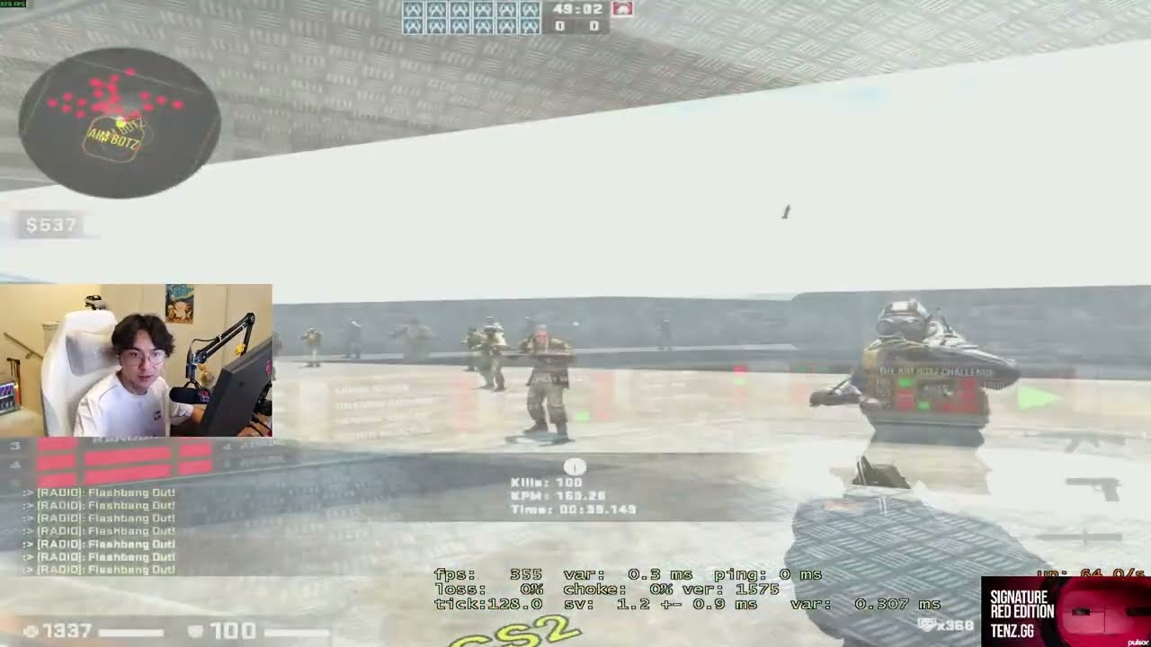 TenZ Uses Old-School CSGO Flash Trick – It’s Still OP!