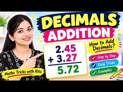Adding Decimals | How to Add Decimals | Easy Step-by-Step method