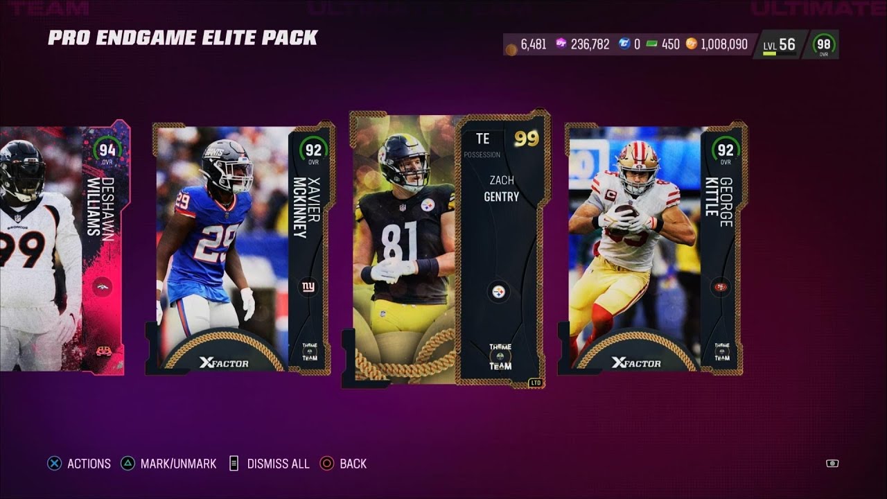 ANOTHER TTR LTD PULL IN A PRO ENDGAME PACKS!! GOLD PLUS PACKS AREN'T BAD!! - Madden 23 pack opening