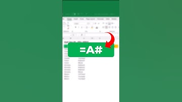 Make Excel Formulas more Dynamic with the Hash Sign! A game changer