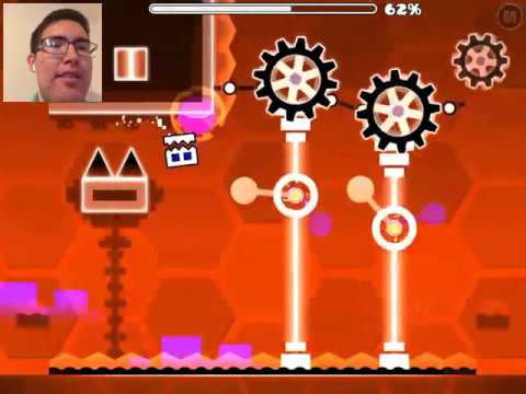 Geometry Dash Level 17 "Blast Processing" 100% complete All 3 Secret Coins