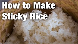 How to make sticky rice (Thai street food style)