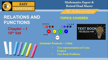 Unit-1: Relations Functions Part-4 | TN New Syllabus 2020 | G Narasimhan