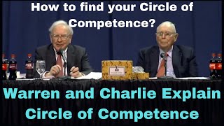 Warren Buffet and Charlie Munger Explains Circle of Competence