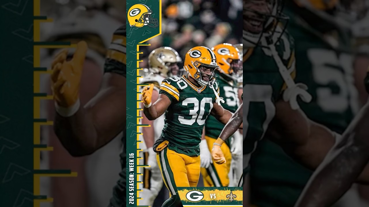 Chris Brooks First Career NFL Touchdown | Packers vs. Saints