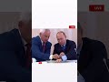 Белоусов помог Путину надеть часы браслет✊#news#putin#russia#shorts