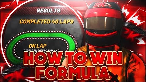 HOW TO WIN FORMULA 2K EVENT ON NBA 2K20!!! I GOT 1ST PLACE IN FORMULA 2K!!