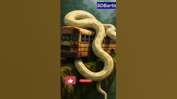 AI Travel Discovery | Python attacking Bus | Amazon Jungle|#Python#ai#shorts #nature #art#discovery