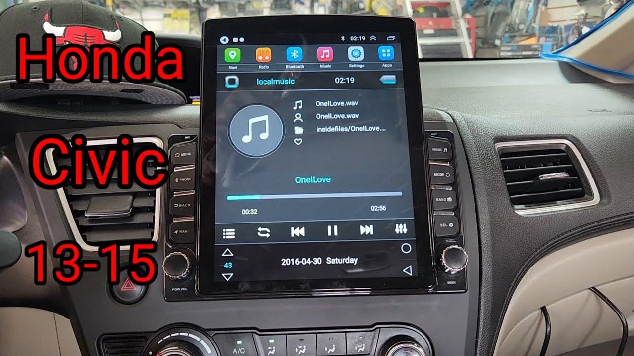 20112015 Honda Civic Android radio installation YouTube