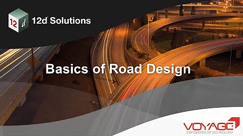 12d Model - Basics of Road Design : Data Import - 12d file (Hindi Version)