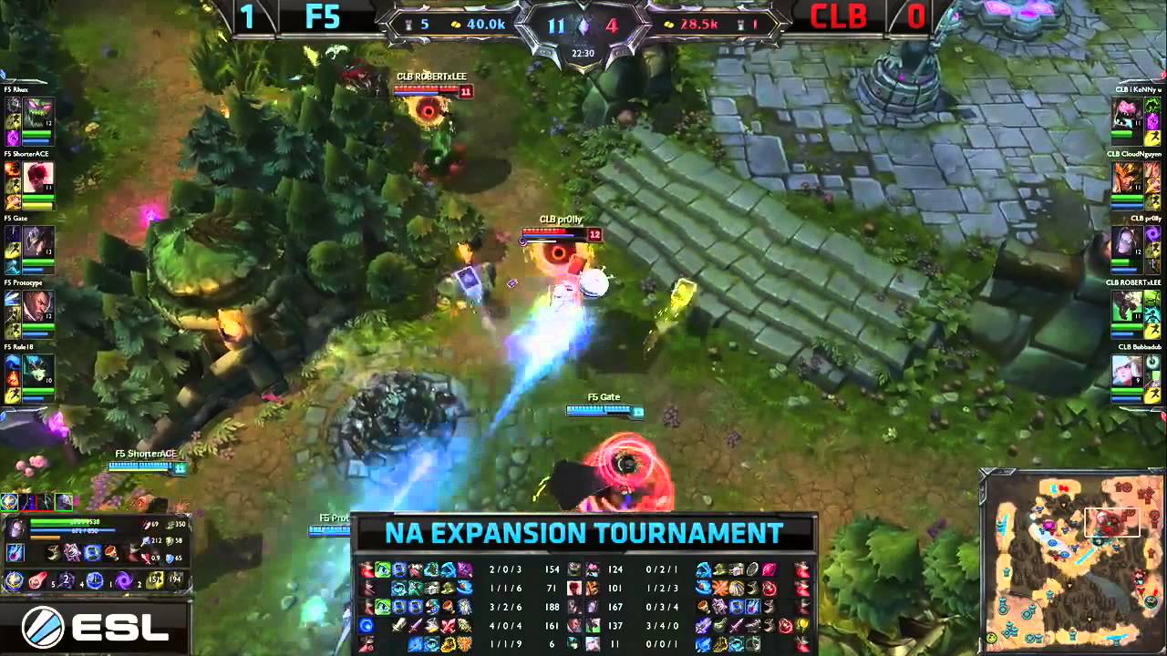 CLB vs F5   Game 2   NA Expansion Tournament, Round 1   compLexity Black vs Final Five VOD