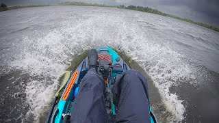 I took my Old Town Sportsman 106 Pdl through a crazy storm.