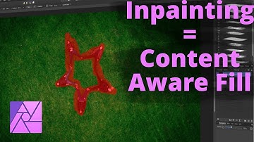 Affinity Photo - Content Aware Fill / Inpainting