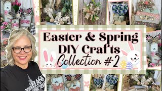 Spring Easter Collection #2 DIY Crafts 🌸🐰🌿 Farmhouse Whimsical  Crafts || Dollar Tree Hobby Lobby