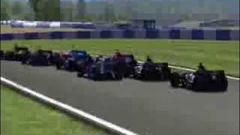 f1 2005 rfactor crashes and overtakes part 3