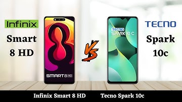 Infinix Smart 8 HD Vs Tecno Spark 10c - Full Comparison 2023