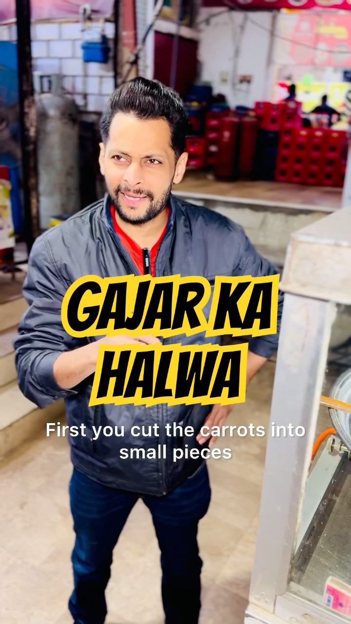 Gajar ka halwa kisko pasand hai?? wait for the end? Salman Noman❤️ #ahorts