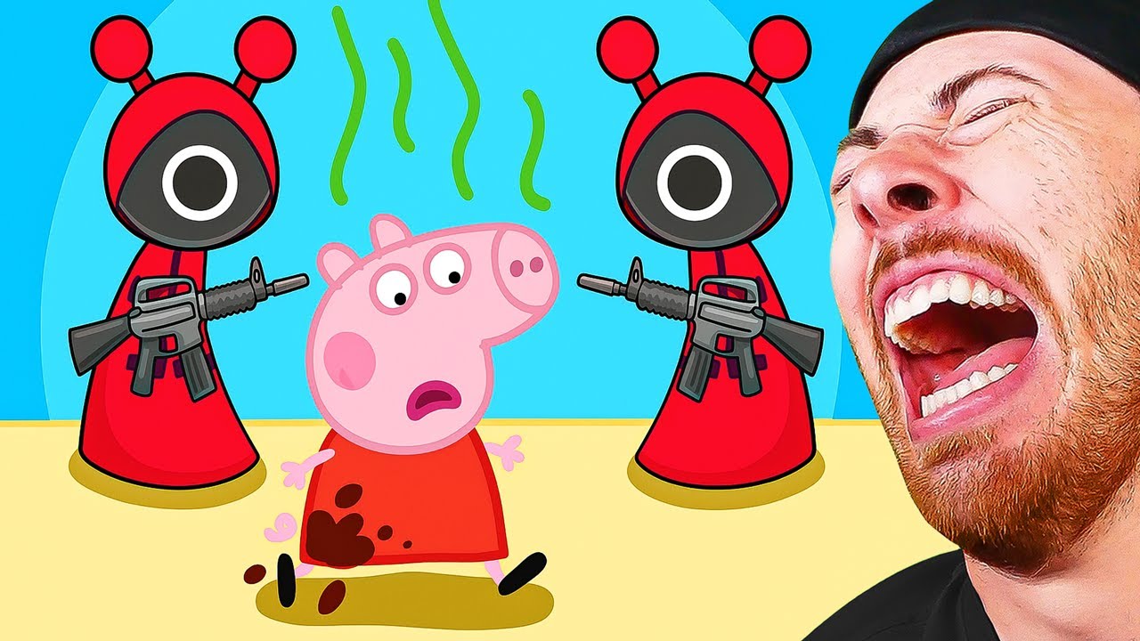 Peppa Pig VS SQUID GAMES! Funny Animations!
