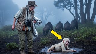 La anciana ve al bebé albino abandonado… y lo que hace cambia para siempre la selva